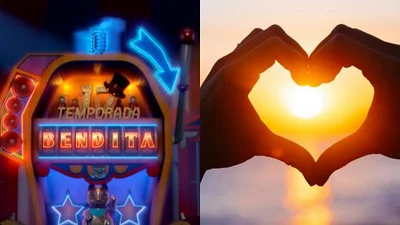 Logo de Bendita TV y un corazón Logo de Bendita TV y un corazón