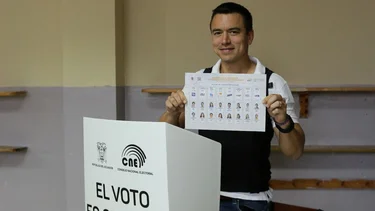 Daniel Noboa, el millonario que intentará evitar una vuelta al poder del correismo
