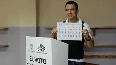 Daniel Noboa Azin, candidato a presidente de Ecuador. Daniel Noboa Azin, candidato a presidente de Ecuador.