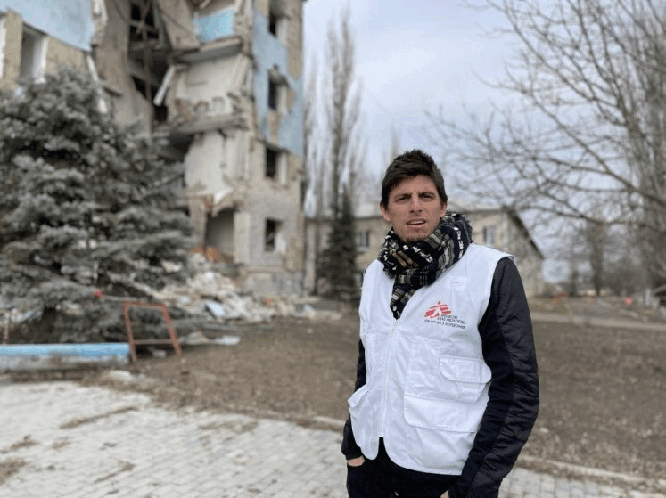 Bajo alertas y bombardeos: la historia del argentino que dirige una misión humanitaria en la guerra entre Ucrania y Rusia
