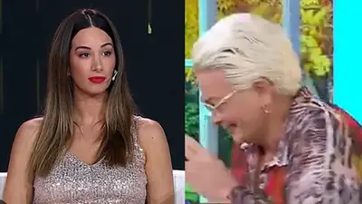El exabrupto de Estefi Berardi que hizo tentar de risa a Carmen Barbieri. El exabrupto de Estefi Berardi que hizo tentar de risa a Carmen Barbieri.