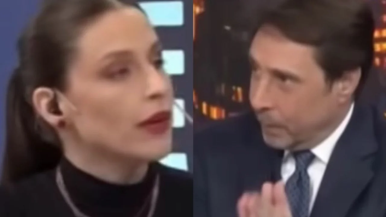 Eduardo Feinmann enojado con su compañera Paula Rossi en LN+