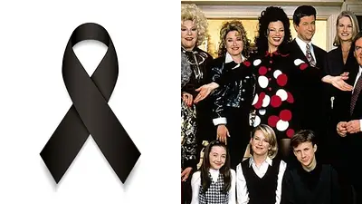 signo de luto y el elenco de La Niñera signo de luto y el elenco de La Niñera