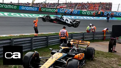 Ricciardo queda fuera del GP de Países Bajos tras accidente, Lawson debutará en la F1 Ricciardo queda fuera del GP de Países Bajos tras accidente, Lawson debutará en la F1