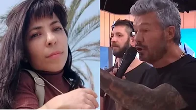 Noelia Pompa y Marcelo Tinelli. Noelia Pompa y Marcelo Tinelli.