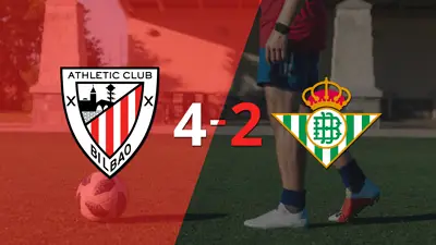 Con dos goles de Mikel Vesga, Athletic Bilbao venció a Betis Con dos goles de Mikel Vesga, Athletic Bilbao venció a Betis