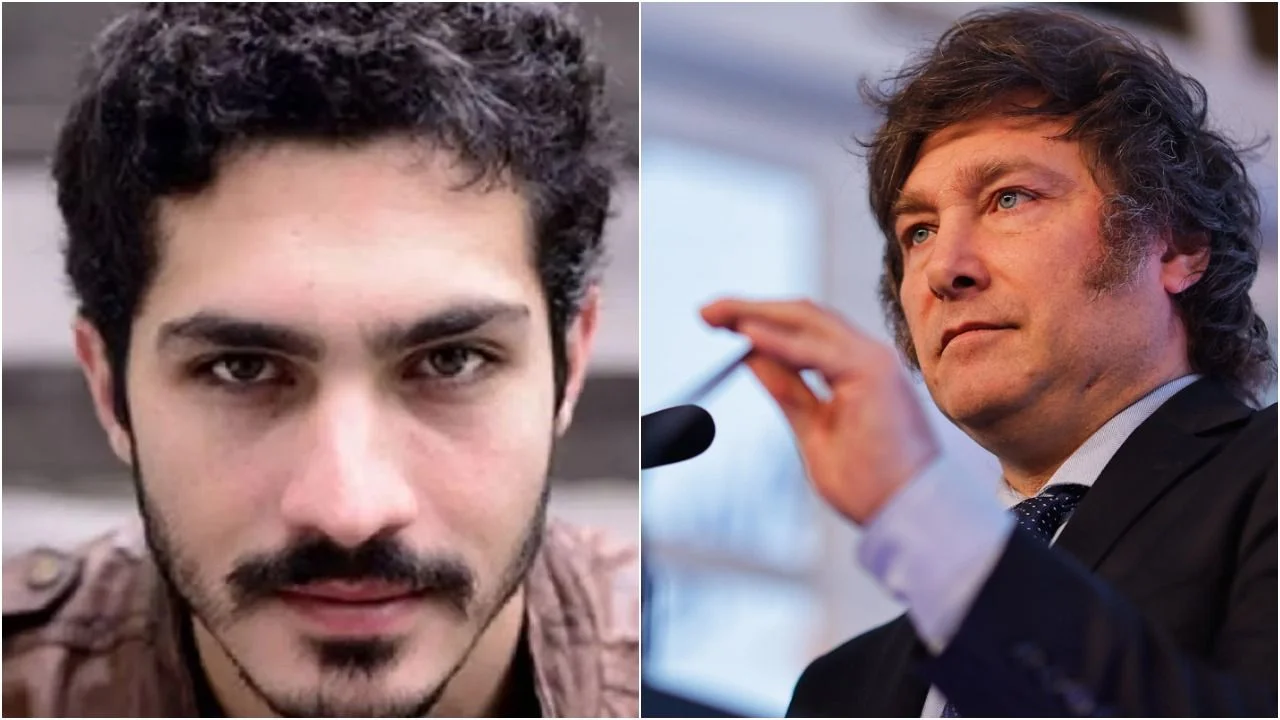 El Chino Darín y Javier Milei