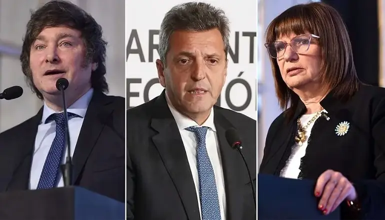 Encuestas 2023: en qué provincias tienen su mejor imagen Javier Milei, Sergio Massa y Patricia Bullrich