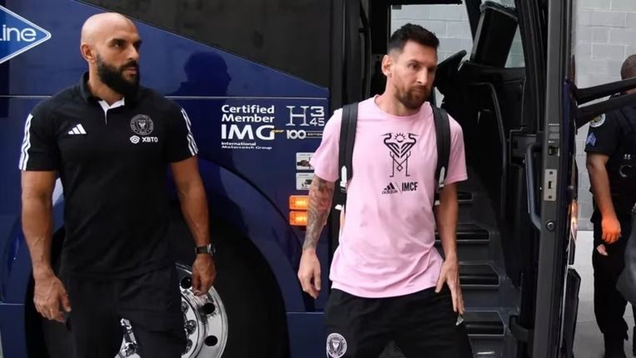 Yassin Cheuko, el guardaespaldas de Messi