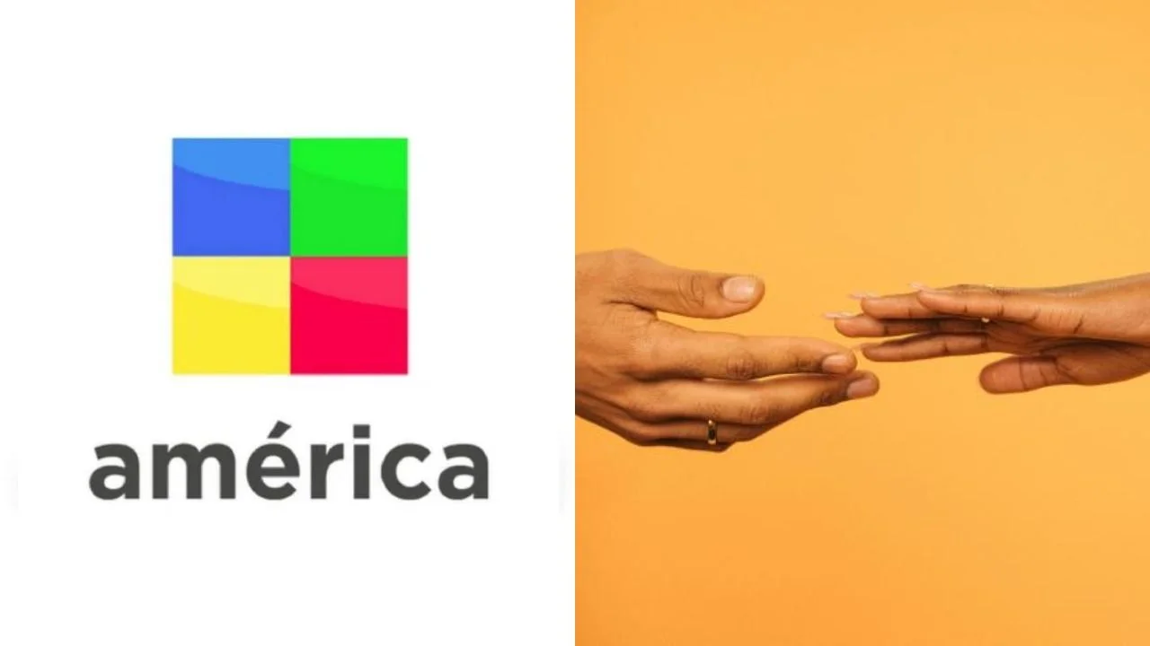 Logo de América TV y manso separándose 