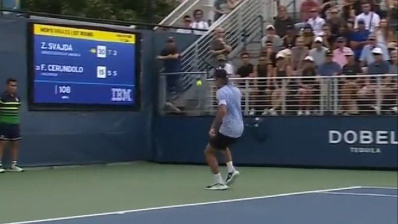 Us Open: el tremendo punto de Francisco Cerúndolo que levantó aplausos