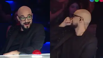 Abel Pintos de sacó en Got Talent y empezó a los gritos. Abel Pintos de sacó en Got Talent y empezó a los gritos.