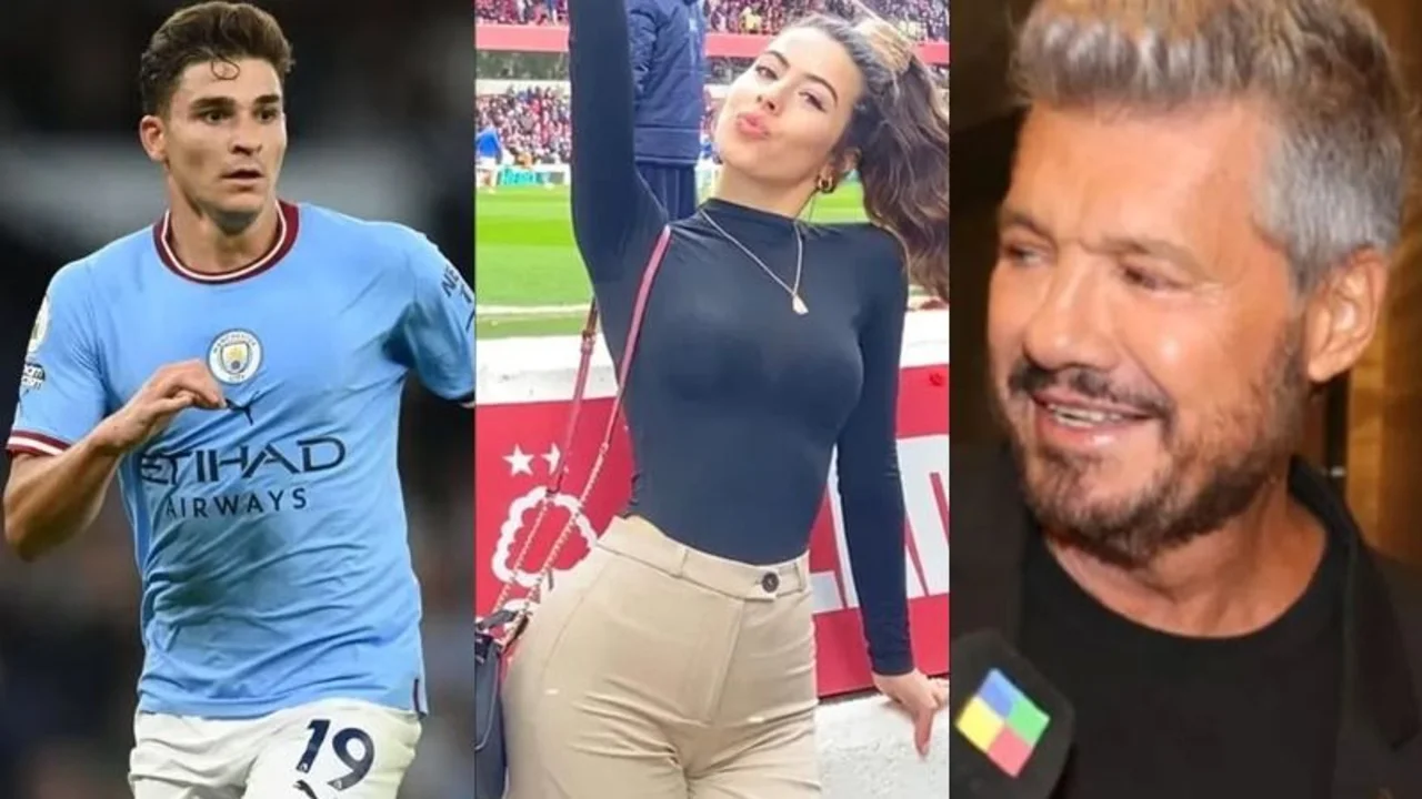 Julián Álvarez, Sara Duque, Marcelo Tinelli