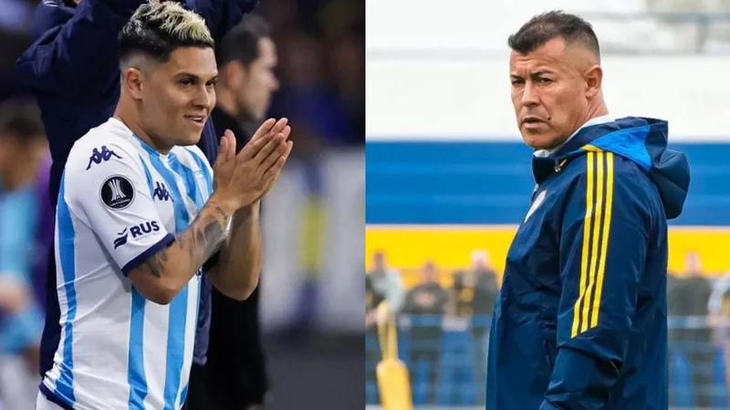 racing, Juanfer Quintero, Boca Juniors, Jorge Almirón, Copa Libertadores, Valentín Barco. 