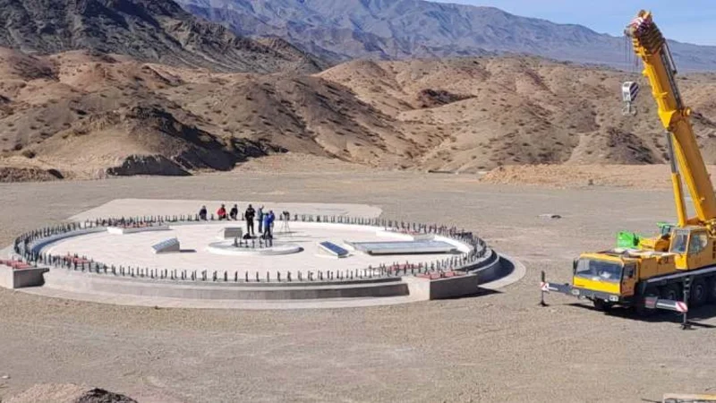 Llegaron las primeras piezas de CART, el radiotelescopio chino-argentino