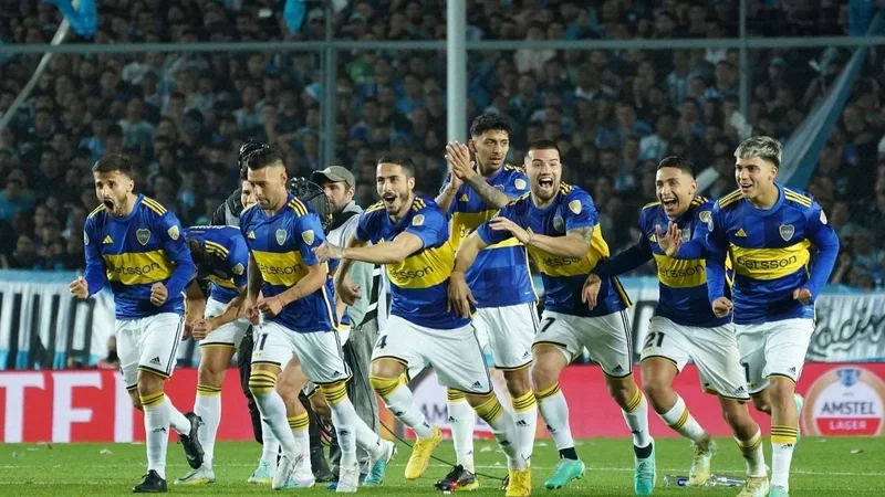 Boca Juniors, Racing, Copa Libertadores. 