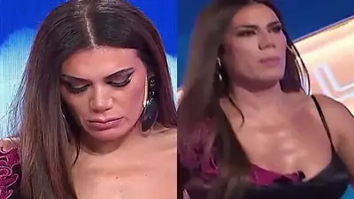 Flor de la V triste llorando en Intrusos porque murió Silvina Luna Flor de la V triste llorando en Intrusos porque murió Silvina Luna