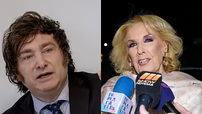 Javier Milei y Mirtha Legrand Javier Milei y Mirtha Legrand
