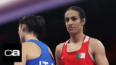 Khelif de Argelia avanza en boxeo femenino tras combate de 46 segundos contra la italiana Carini Khelif de Argelia avanza en boxeo femenino tras combate de 46 segundos contra la italiana Carini