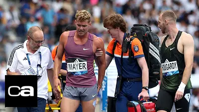 Plusmarquista mundial olímpico Mayer queda fuera del decatlón por lesión Plusmarquista mundial olímpico Mayer queda fuera del decatlón por lesión