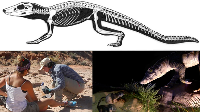 Son argentinos y descubrieron una nueva especie animal de "cocodrilo-zorro" en la Patagonia