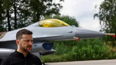 Ucrania está desplegando por fin los cazas F-16, según Zelenski Ucrania está desplegando por fin los cazas F-16, según Zelenski