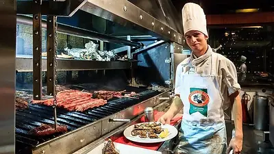 Parrilla Cabaña las Lilas. Parrilla Cabaña las Lilas.