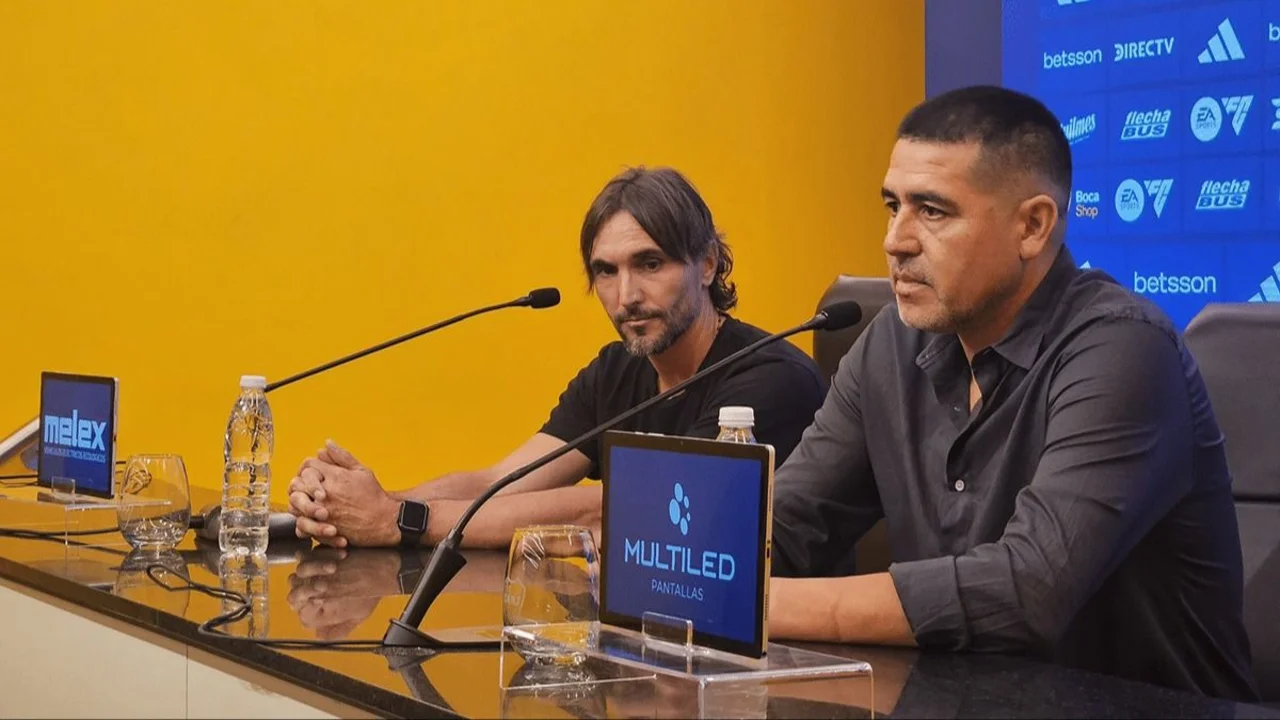 Diego Martínez Juan Román Riquelme Boca Juniors