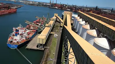 Por el paro de aceiteros, el puerto de Rosario se encuentra paralizado: 5.000 camiones frenados Por el paro de aceiteros, el puerto de Rosario se encuentra paralizado: 5.000 camiones frenados