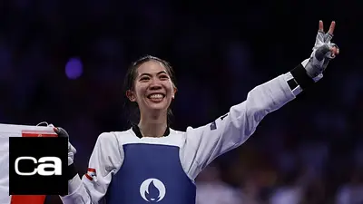 Tailandesa Panipak gana oro histórico en taekwondo peso mosca Tailandesa Panipak gana oro histórico en taekwondo peso mosca