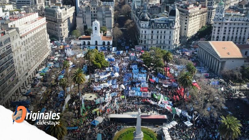 Organizaciones sociales y sindicales le dieron marcha a un plan de acción en rechazo al ajuste de Milei