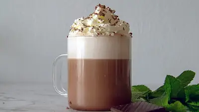 Café mocha blanco. Café mocha blanco.