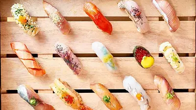 Una barra omakase típica, al estilo de Tokio, pero en pleno Palermo Una barra omakase típica, al estilo de Tokio, pero en pleno Palermo