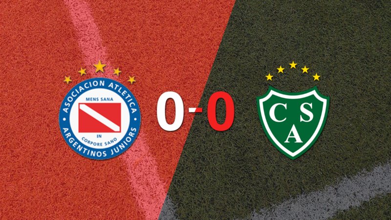 Argentinos Juniors y Sarmiento no se sacaron ventaja y terminaron sin goles
