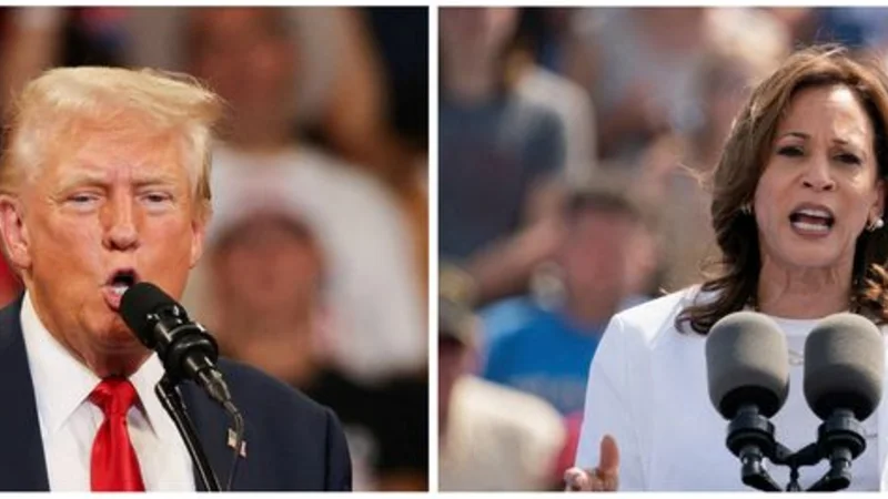 Harris aventaja a Trump en 5 puntos porcentuales en una encuesta de Ipsos
