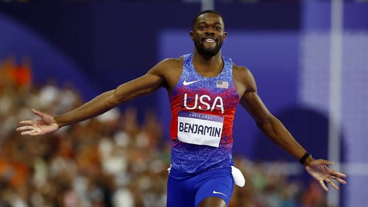 Estadounidense Benjamin supera por fin a Warholm y se lleva el oro en los 400 mts con vallas