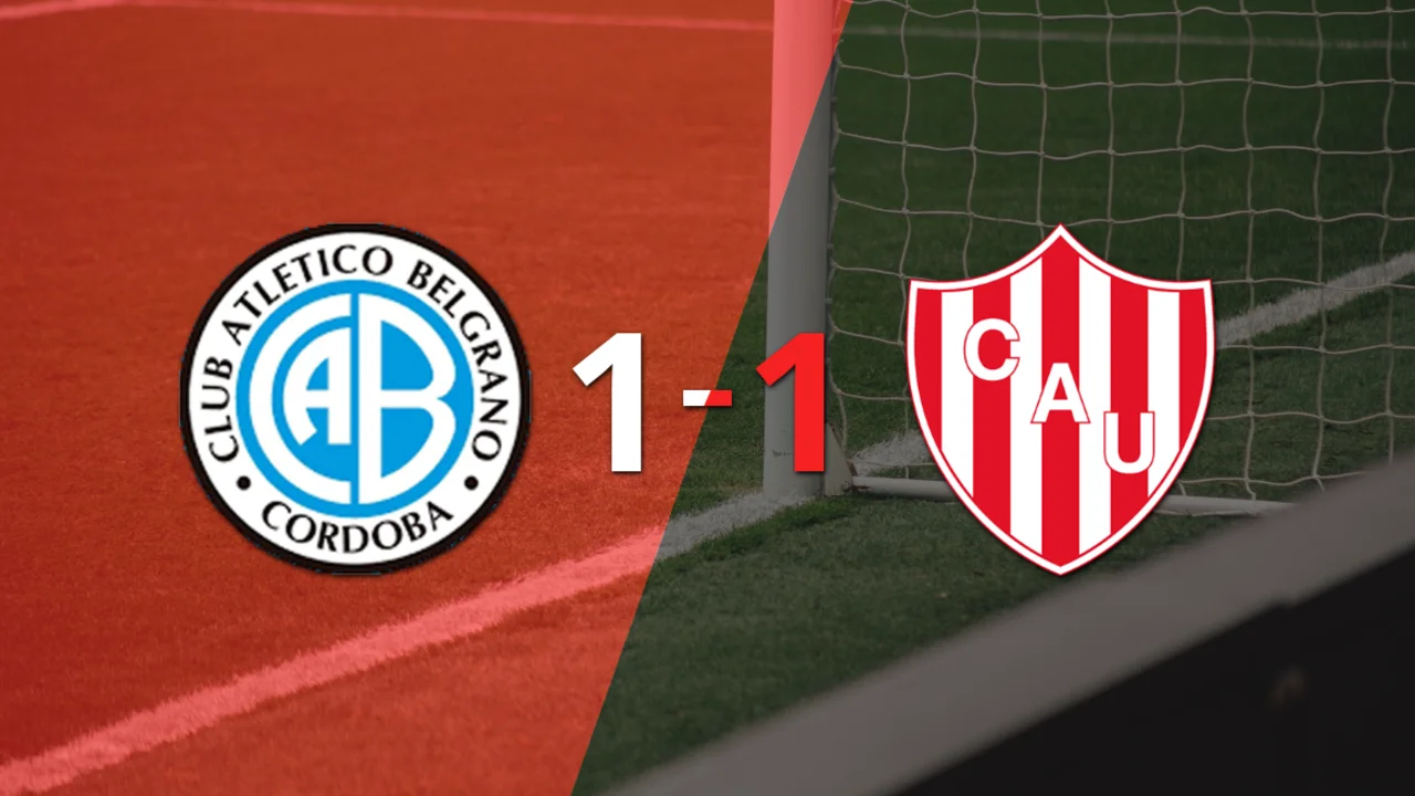 Belgrano empató 1-1 contra Unión sobre el final del partido