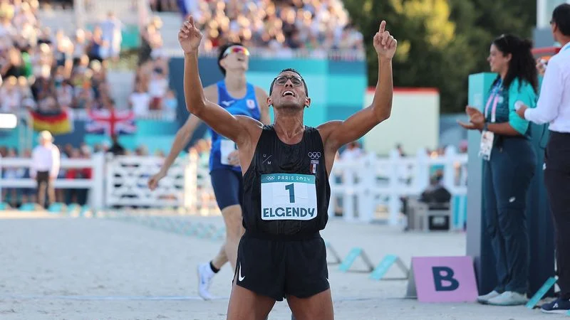 Elgendy gana el primer oro para Egipto en París al imponerse en el pentatlón moderno