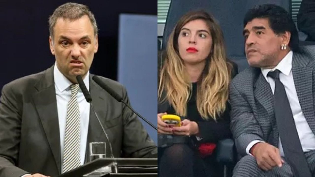 Diego Maradona, Dalma Maradona, Manuel Adorni.
