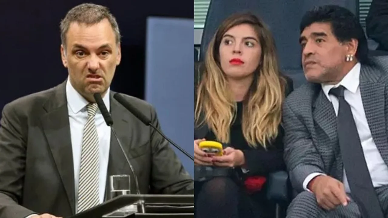 Diego Maradona, Dalma Maradona, Manuel Adorni.