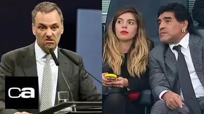 Diego Maradona, Dalma Maradona, Manuel Adorni. Diego Maradona, Dalma Maradona, Manuel Adorni.