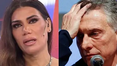 Mauricio Macri. Flor de la V. Mauricio Macri. Flor de la V.