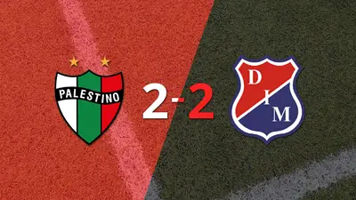 El empate agónico entre Palestino e Independiente Medellín dejó la llave abierta para la vuelta El empate agónico entre Palestino e Independiente Medellín dejó la llave abierta para la vuelta