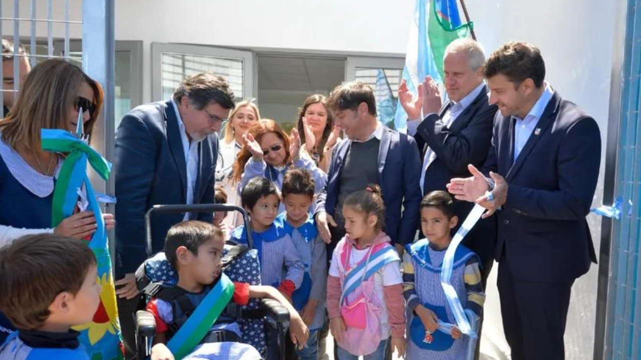 Kicillof inaugura en PBA la primera obra que Milei abandonó
