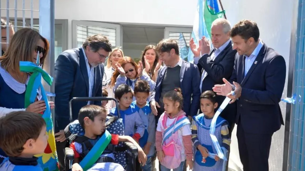 Kicillof inaugura en PBA la primera obra que Milei abandonó