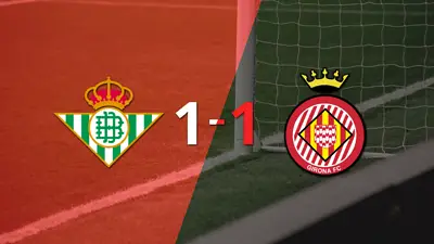 Betis logró sacar el empate de local frente a Girona Betis logró sacar el empate de local frente a Girona
