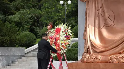 Corea del Norte y Rusia prometen estrechar lazos en el Día de la Liberación de Corea Corea del Norte y Rusia prometen estrechar lazos en el Día de la Liberación de Corea