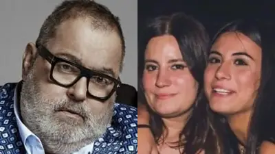 Jorge Lanata y sus hijas Bárbara y Lola Jorge Lanata y sus hijas Bárbara y Lola