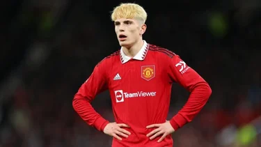 Garnacho se comió un gol insólito en Manchester United