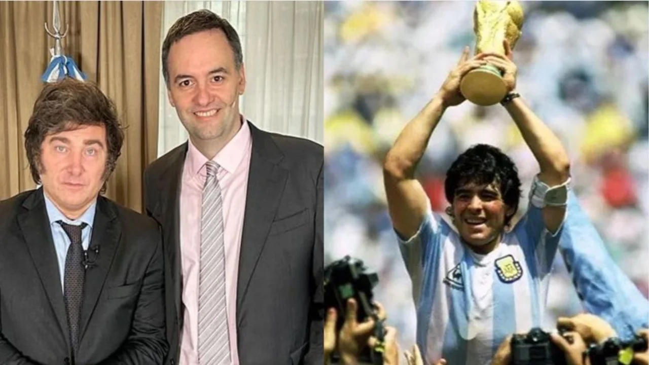 Diego Maradona, SAD, Javier Milei, Manuel Adorni, fútbol argentino, Selección Argentina